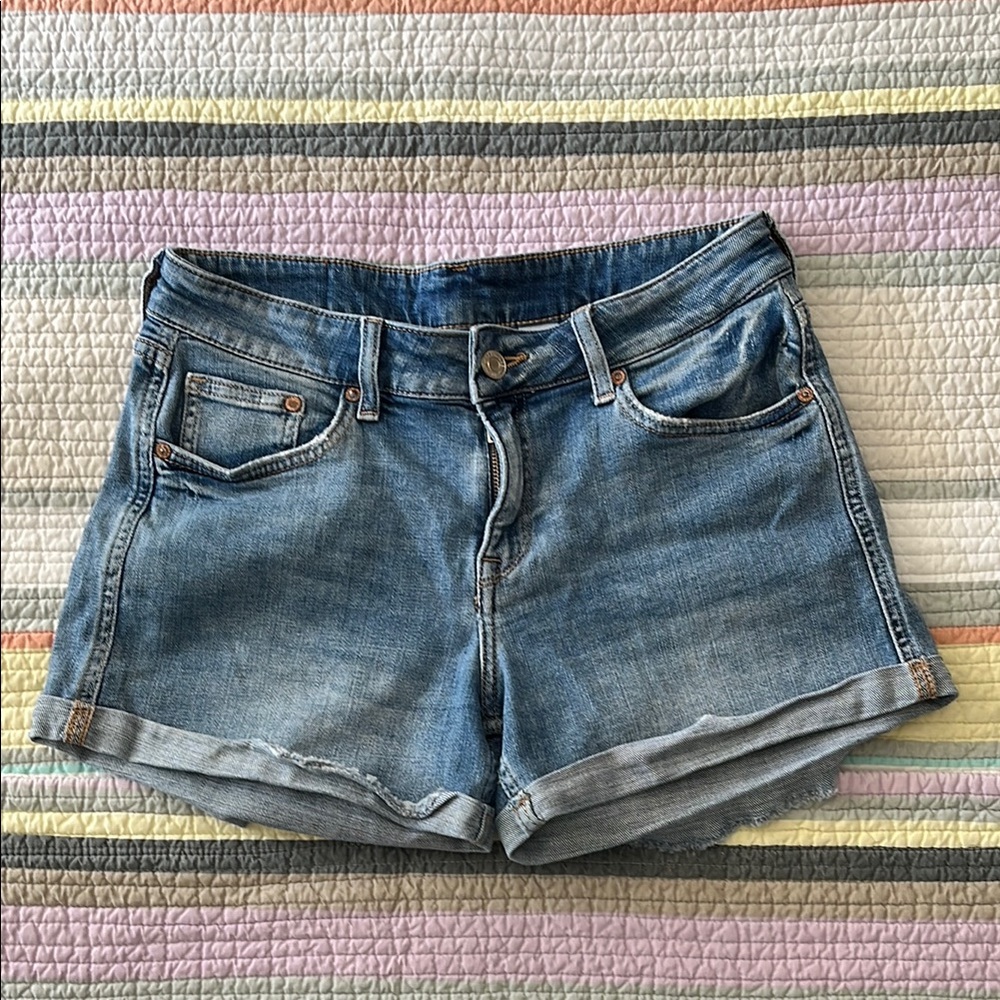H&M Denim Blue Women's Shorts